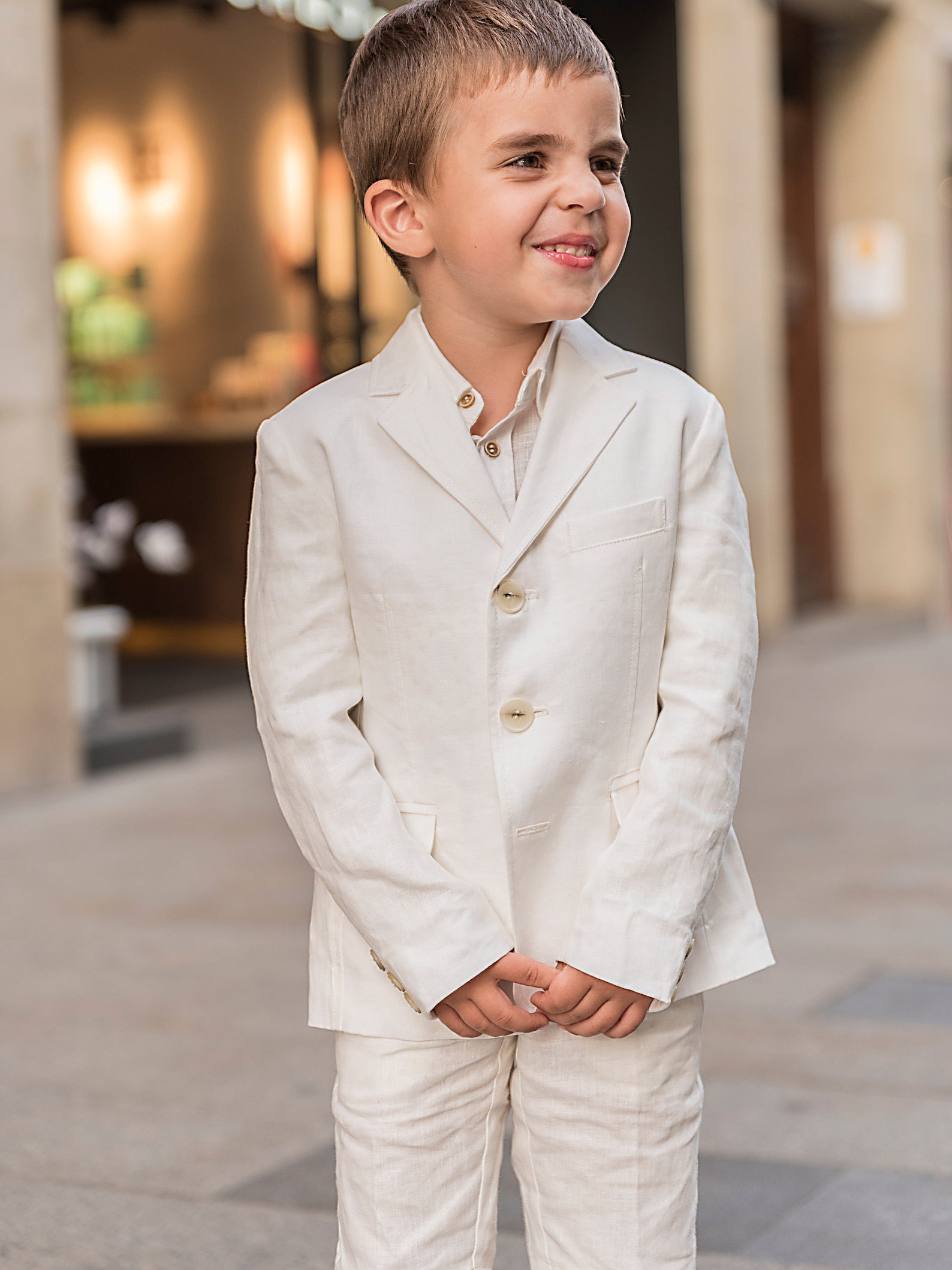 Boys Linen Suit Summer Formal Wear Kids Linen Outfit/ Etsy