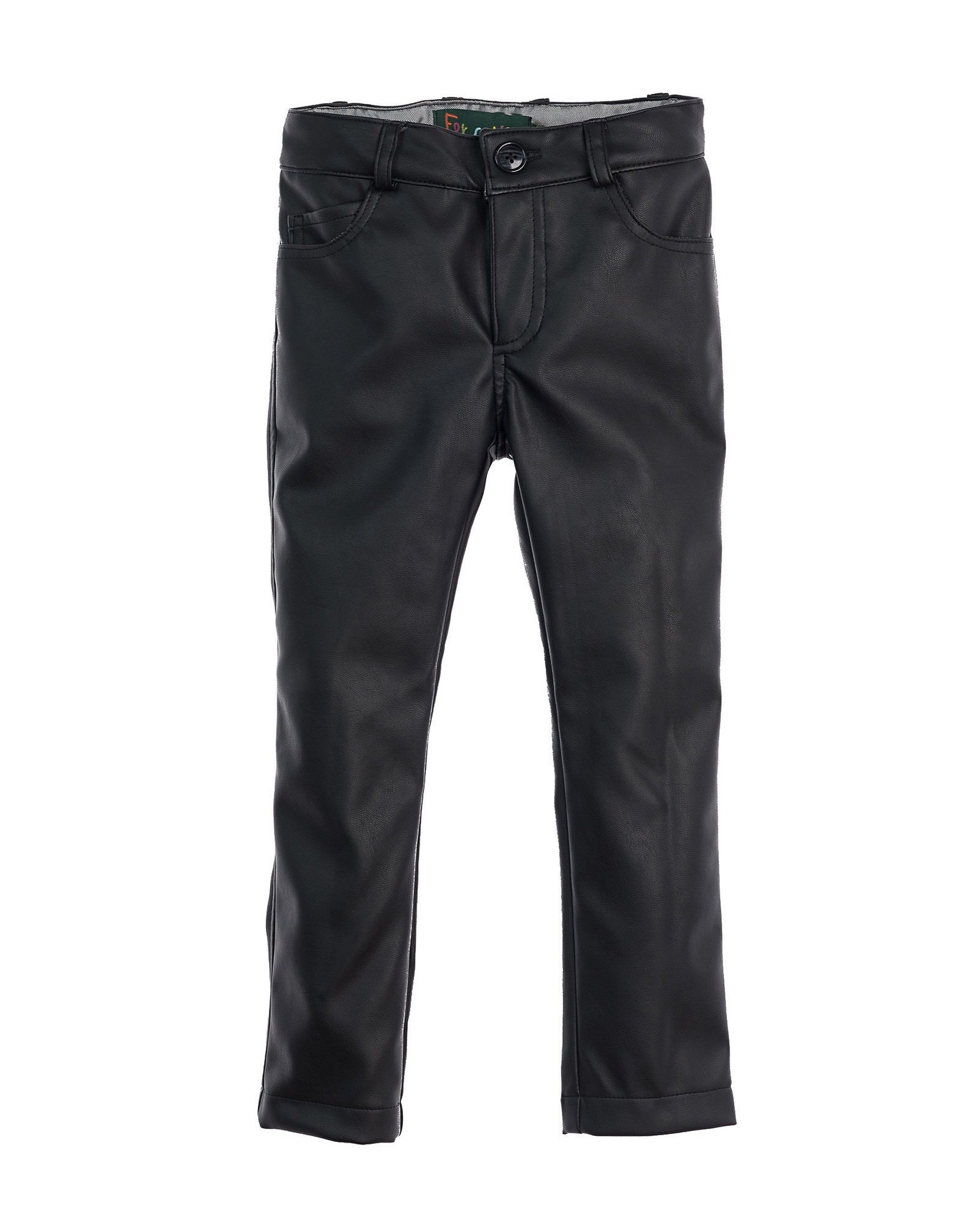 Black Faux Leather Pants Boys Leather Trousers Toddler Boy Etsy UK