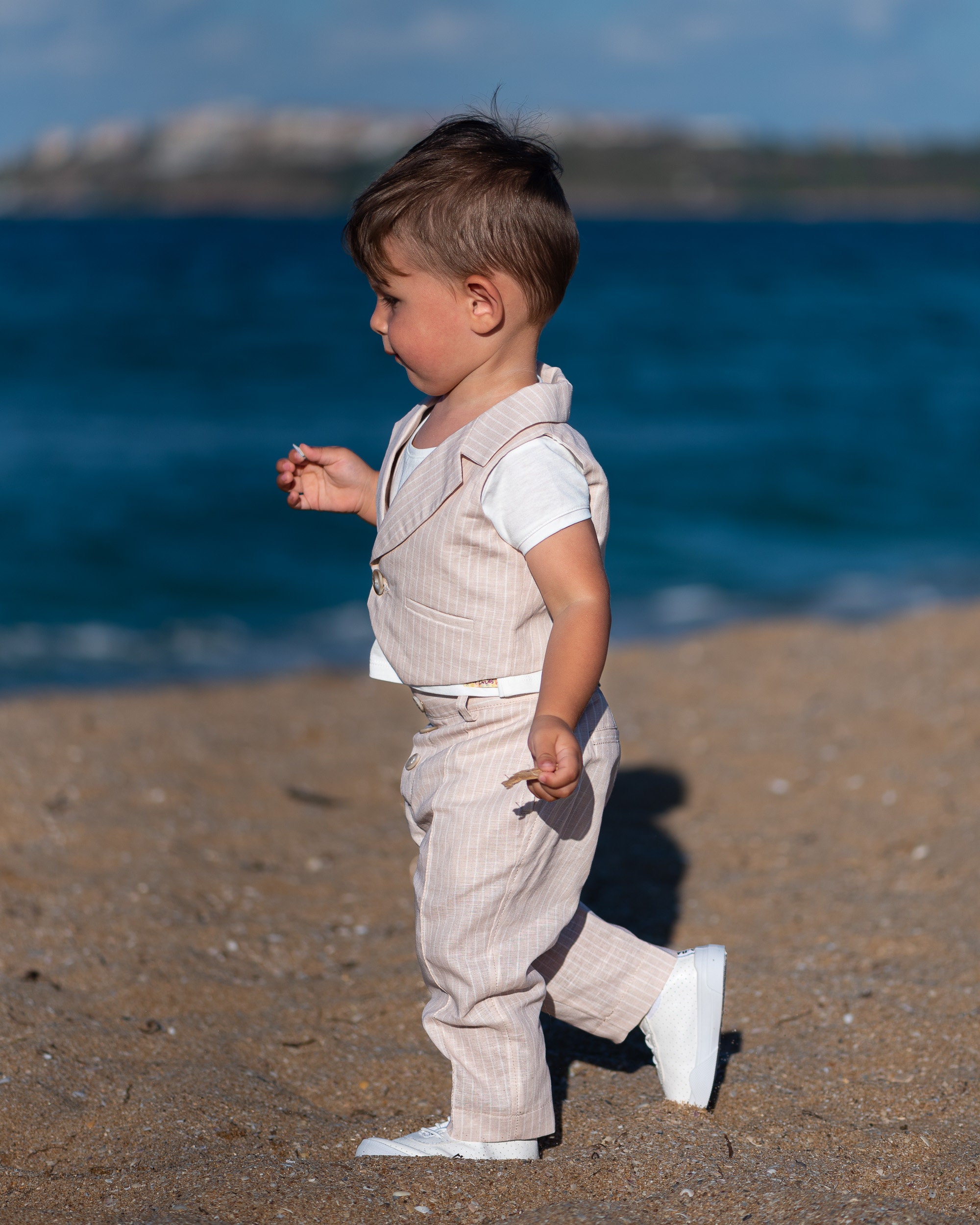 Baby Boys Linen Suit Summer Formal Wear Kids Linen Outfit/ Etsy