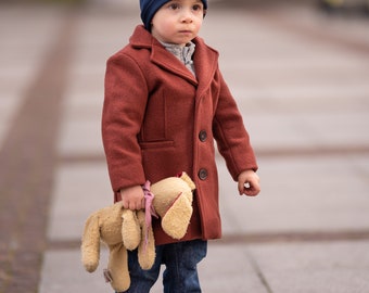 Baby Wool Coat Jacket, Baby Winter Coat, Infant Coat, Newborn Coat Wool Baby Clothes, Baby Coy Coats, Baby Girl Coats, Winter Baby Clothing