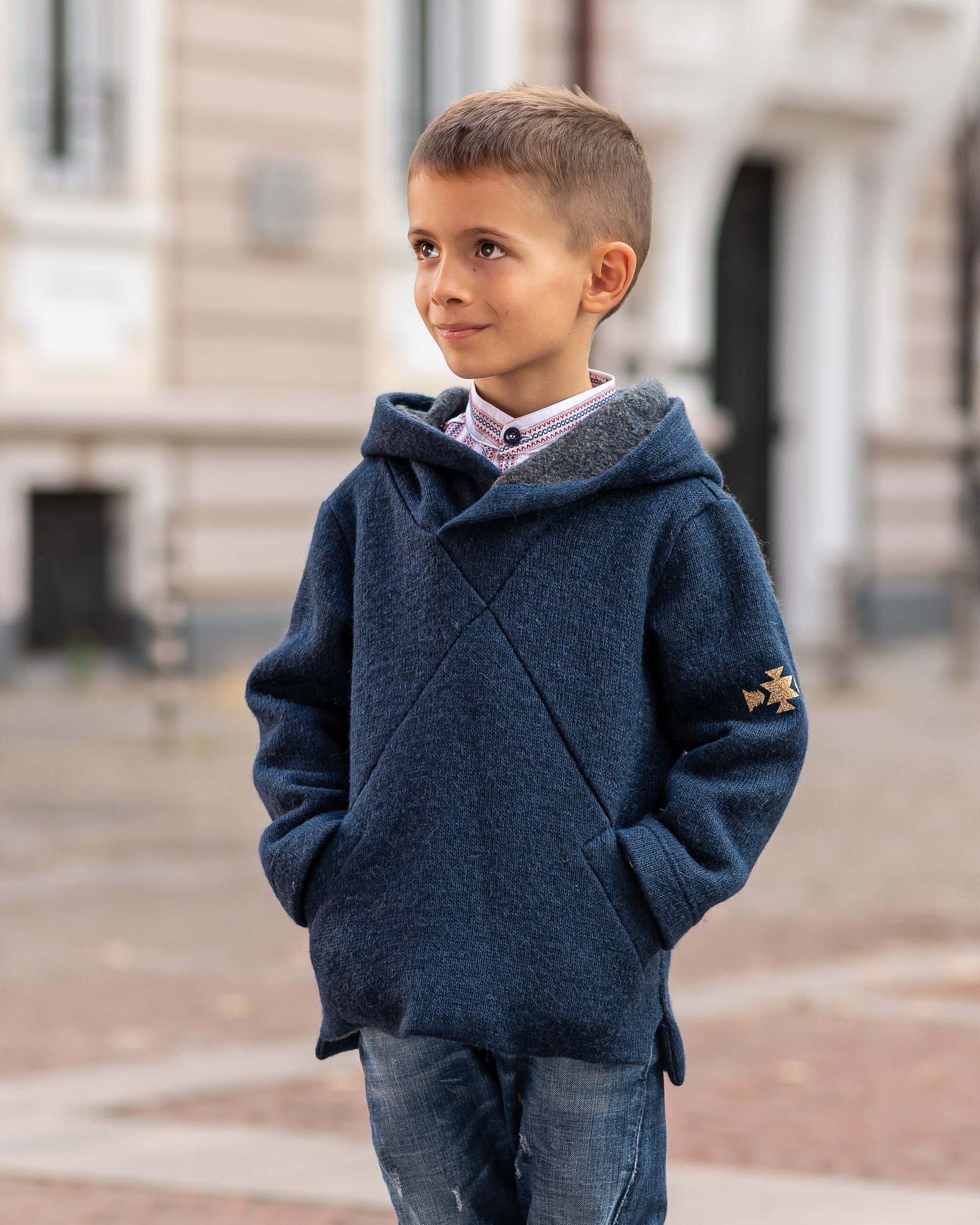 Kids "Hagelslag" Handgebreide wollen trui Kleding Unisex kinderkleding Sweaters 