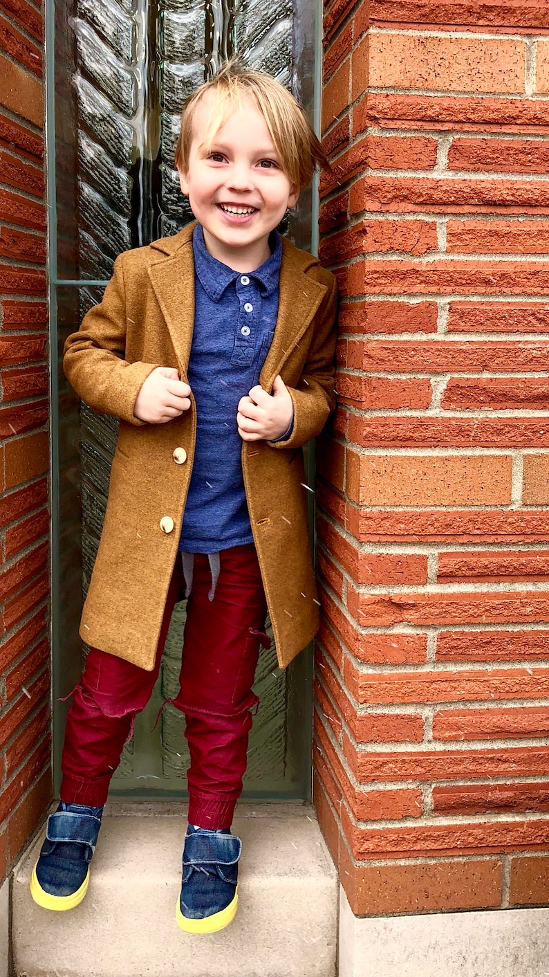 Winter coat, Boys wool coat, Vintage coat, Warm long coat, Trendy coat, Toddler boy coat, Kids coat, Down coat, Pea coat, Long boys coats image 3