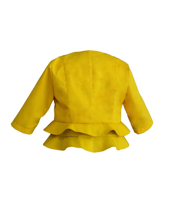 ladies short yellow jackets