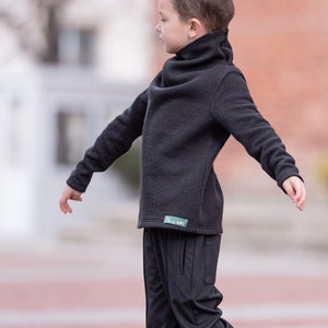 Black boys clothing set/ Boys outfit ideas/ Winter clothes for kids/ Boys winter outfits/ Toddler boy winter fashion/ Kids outdoor clothing image 4