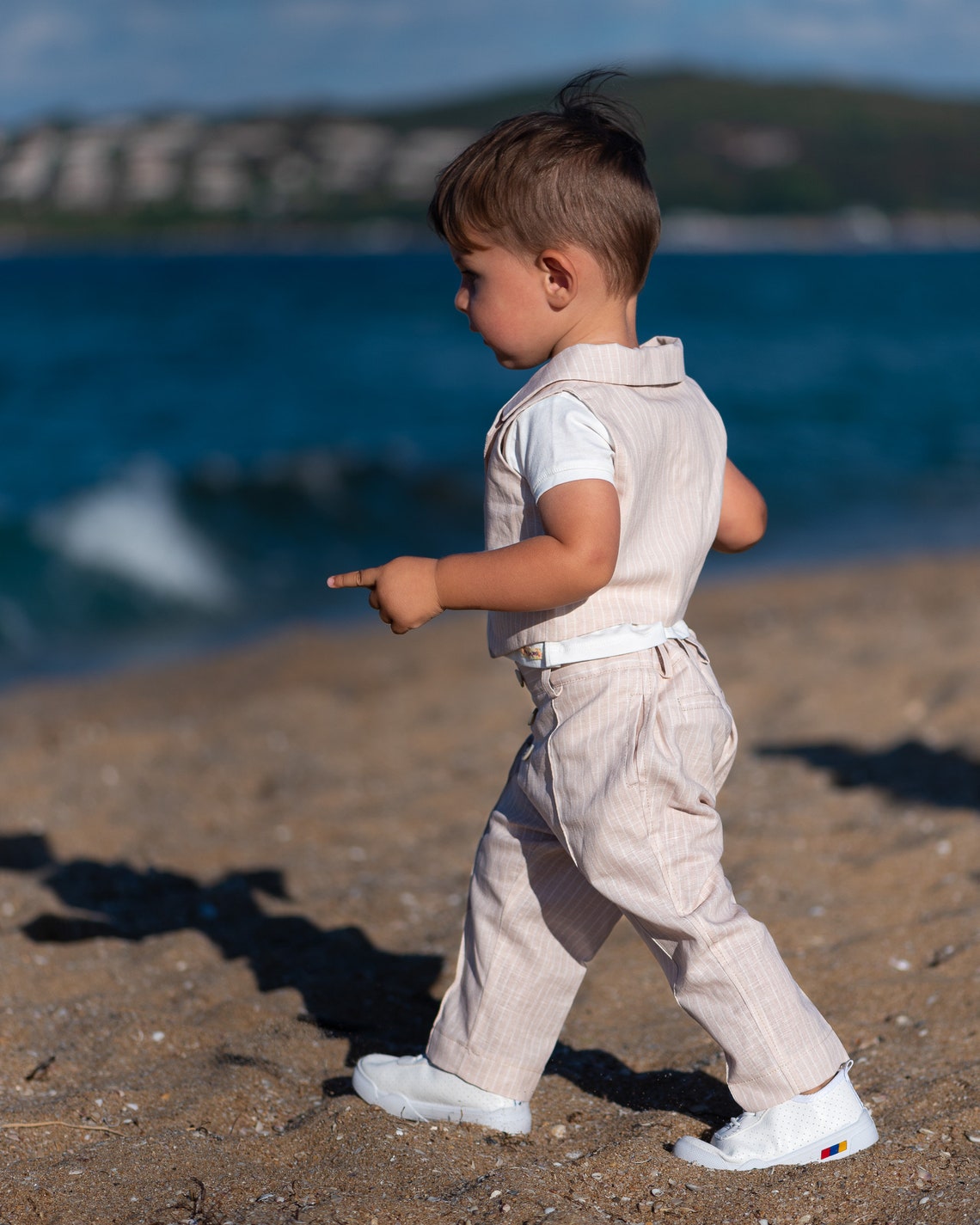 Baby Boys Linen Suit Summer Formal Wear Kids Linen Outfit/ Etsy