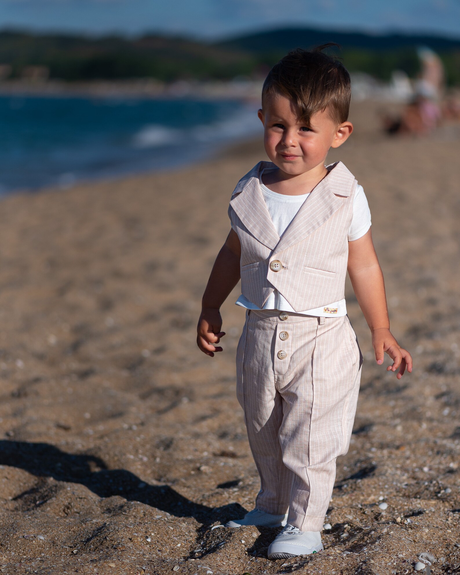 Baby Boys Linen Suit Summer Formal Wear Kids Linen Outfit/ Etsy