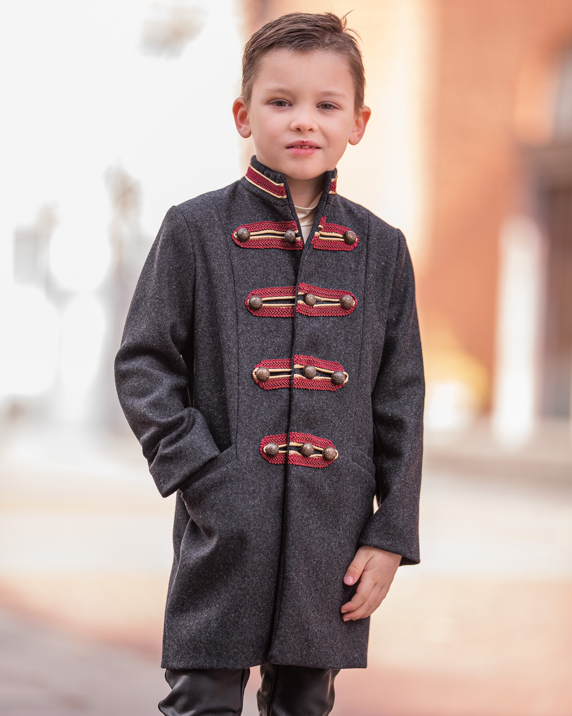 Traditional boys store coat