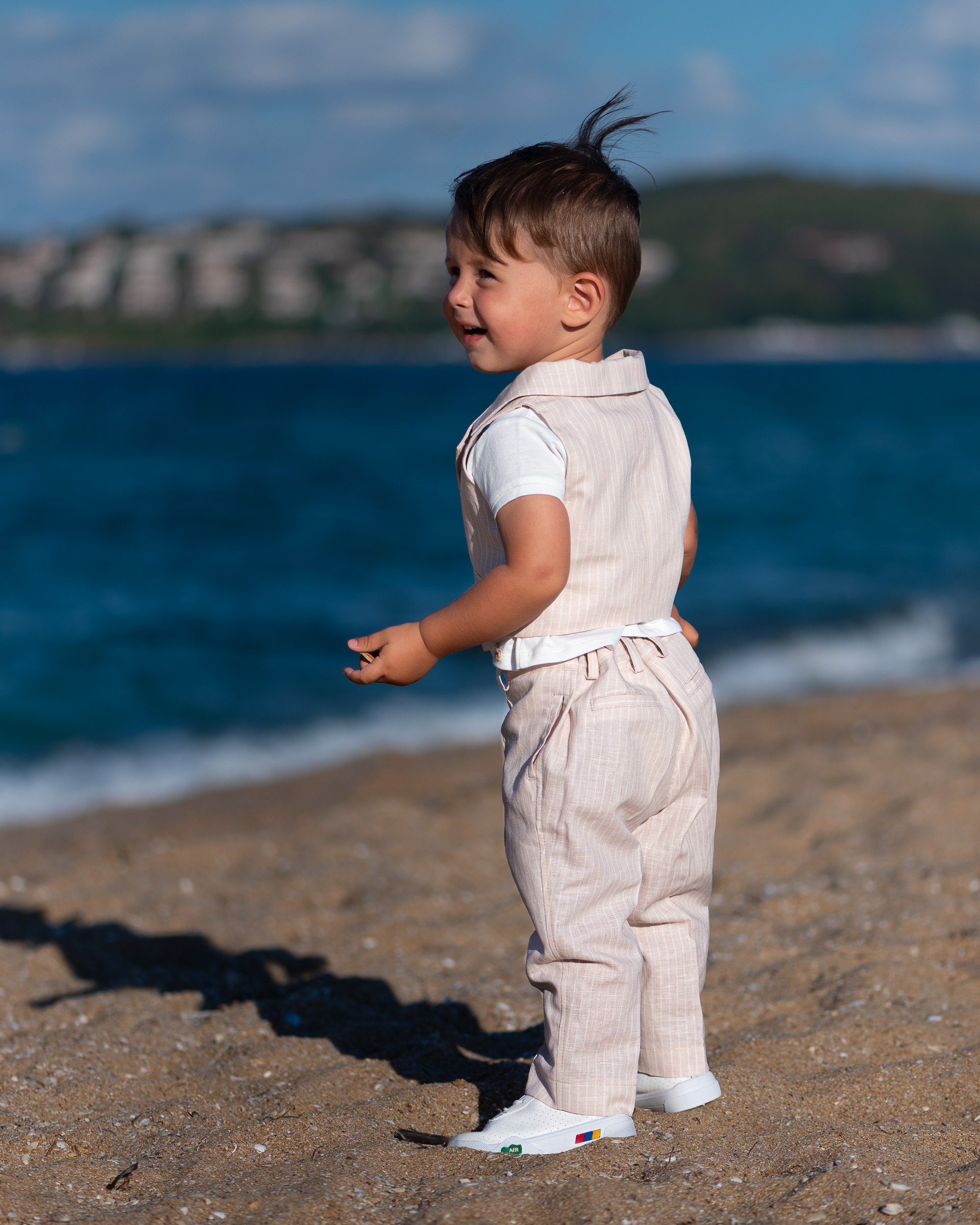 Baby Boys Linen Suit Summer Formal Wear Kids Linen Outfit/ Etsy