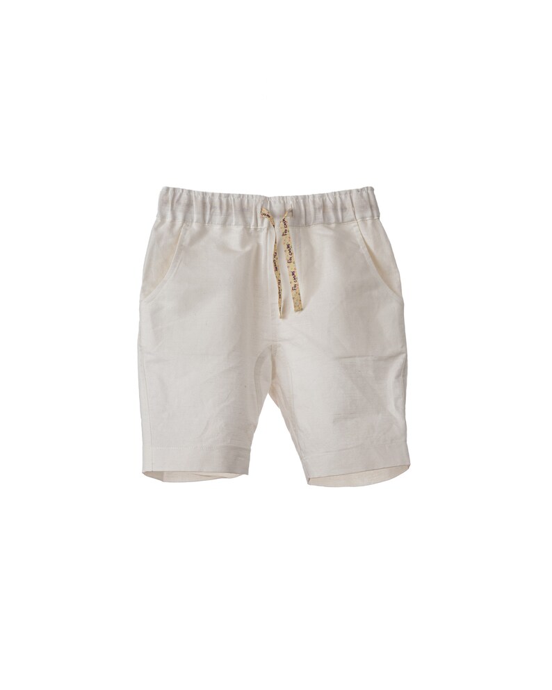 Summer baby boy white linen set/ Baby Christening summer Etsy