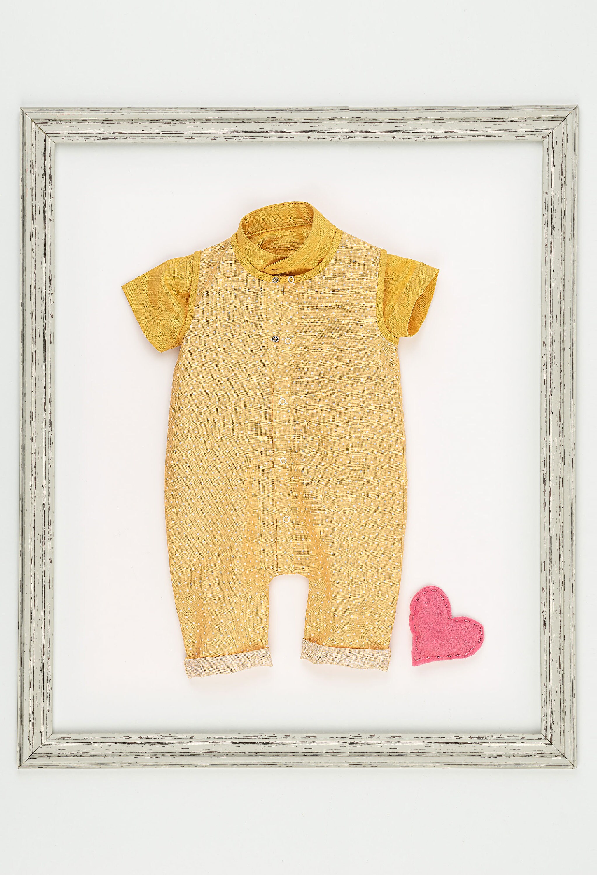 Baby Linen Suit/ Linen Shirt and Bodysuit/ Baby Summer Outfit/ Etsy