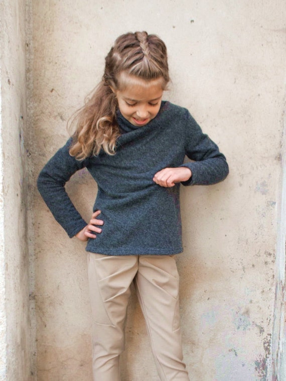 Girls turtle neck clearance tops