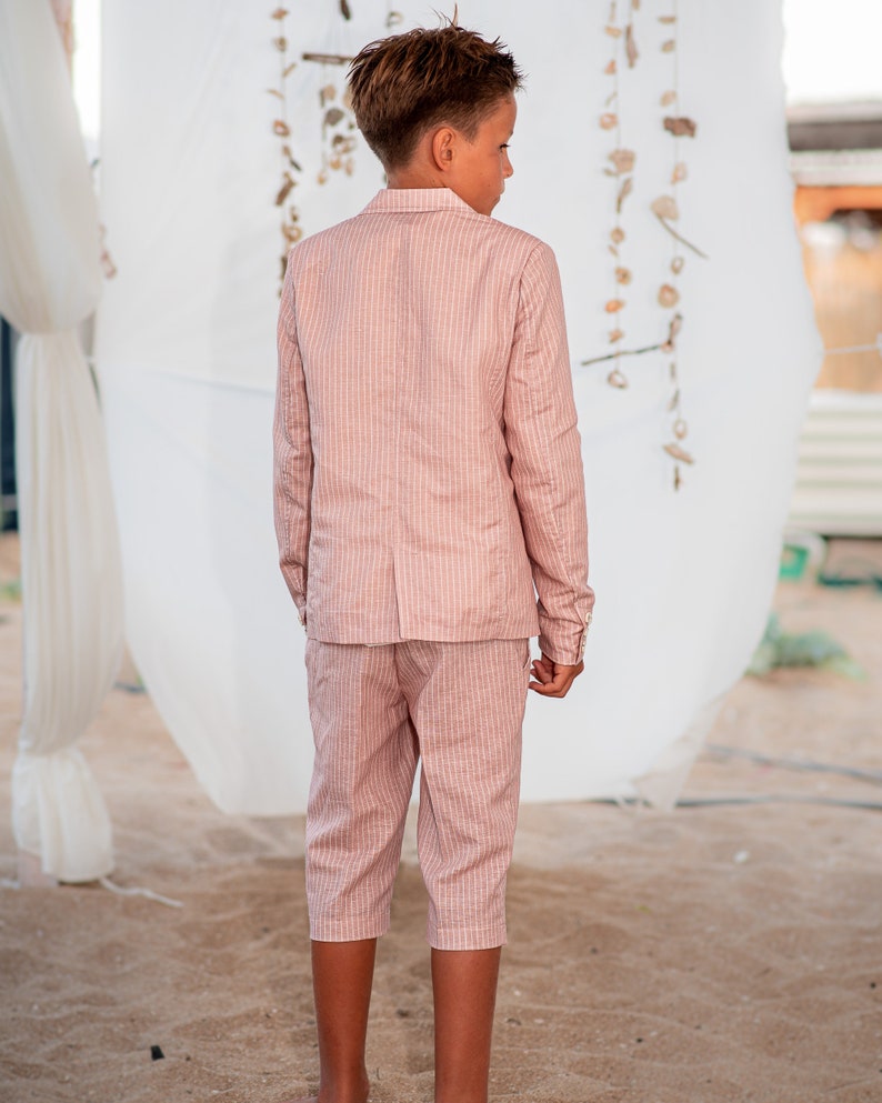 Boys Linen Outfit/ Toddler Boy Linen Suit/ Kids Beach Wedding Etsy
