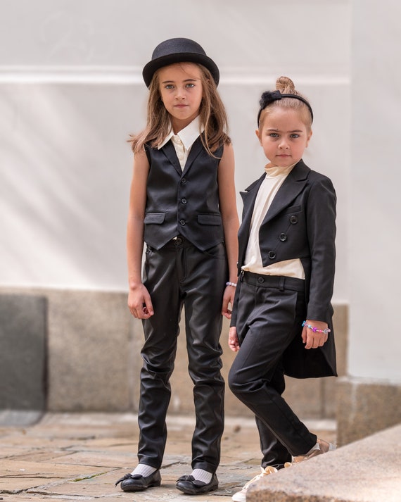 How To Style Kids Faux Leather Leggings