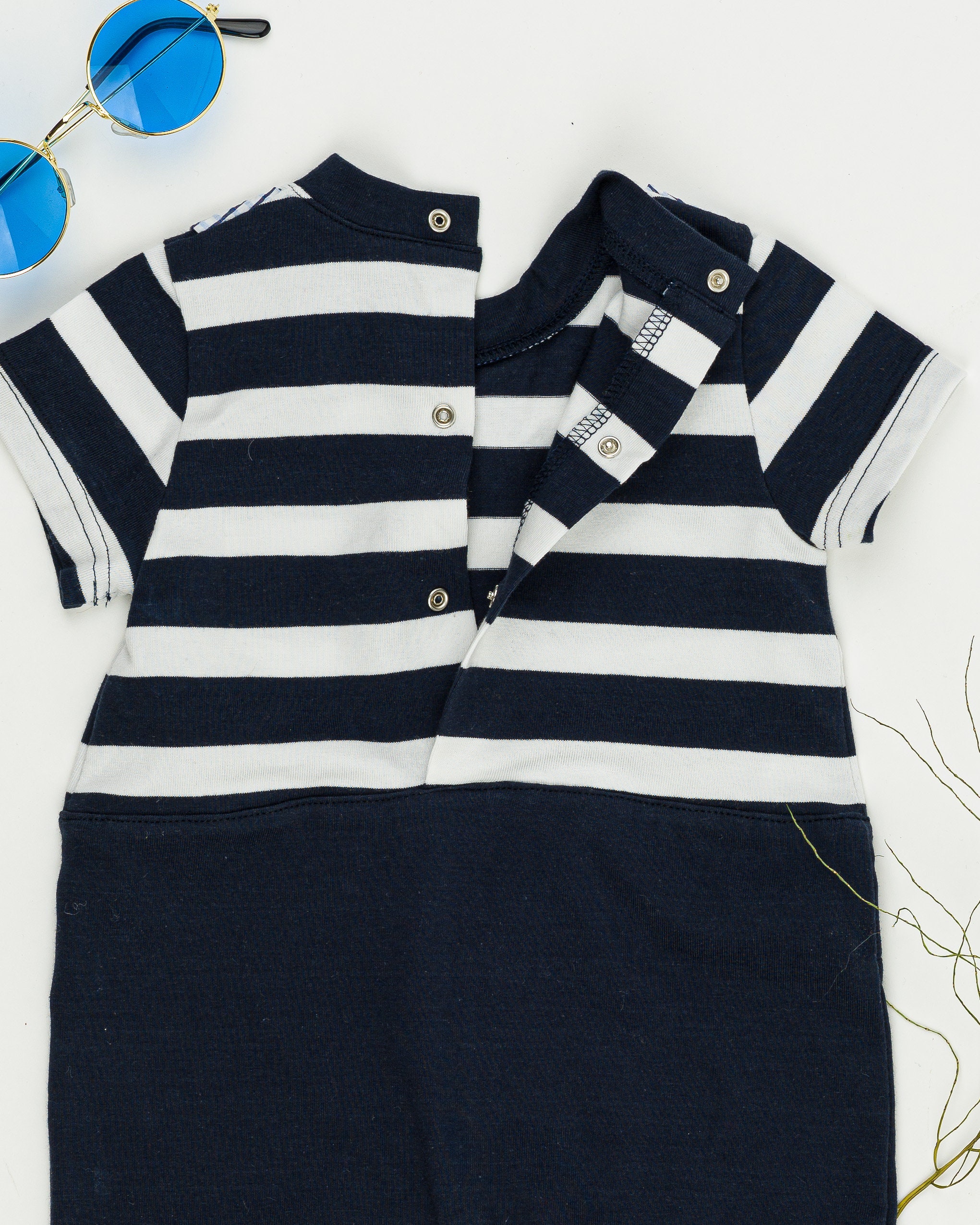 Cotton jersey baby romper/ Tailored baby clothes/ Formal dress Etsy