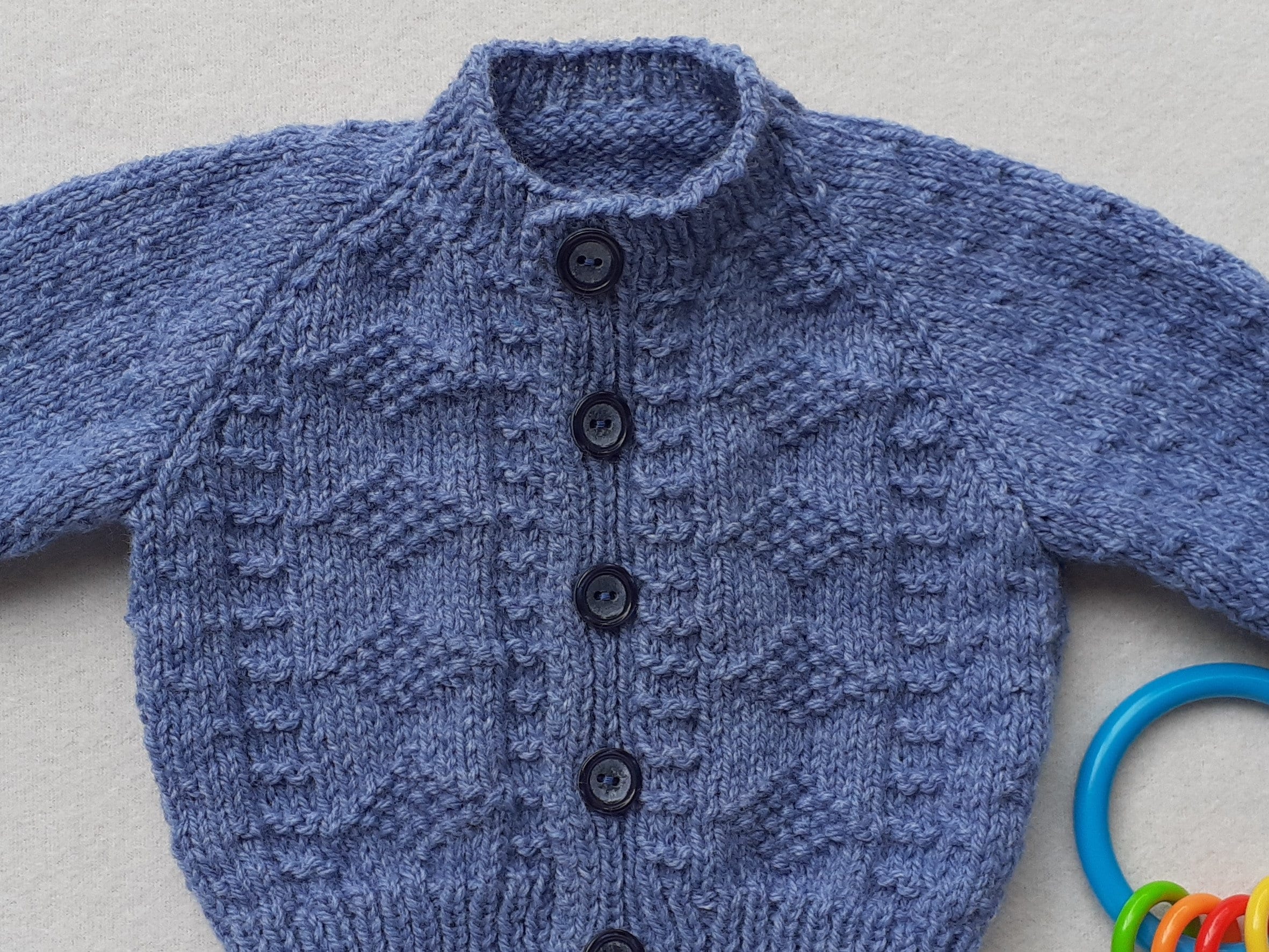 Blue Baby Cardigan Denim Blue Cardigan Denim Boys Sweater - Etsy UK