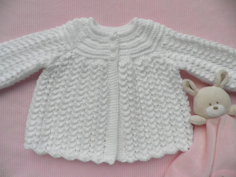 Baby Girl Christening Outfit White Girl's Sweater Baby Etsy
