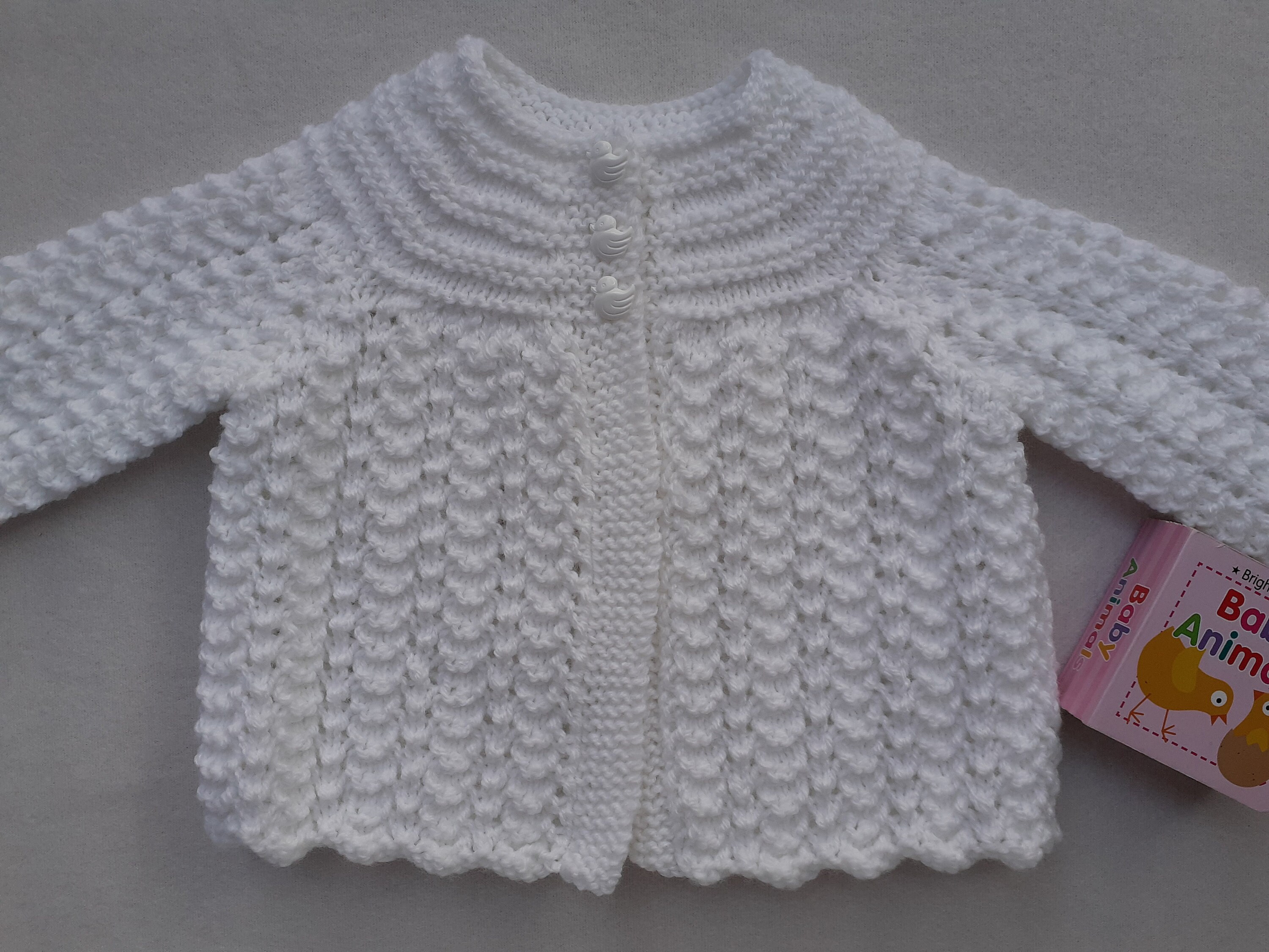 Baby girl baptism outfit, white baptism clothes, naming day sweater, 0-3 months