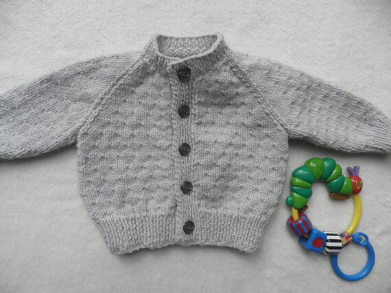 handknit baby cardigans