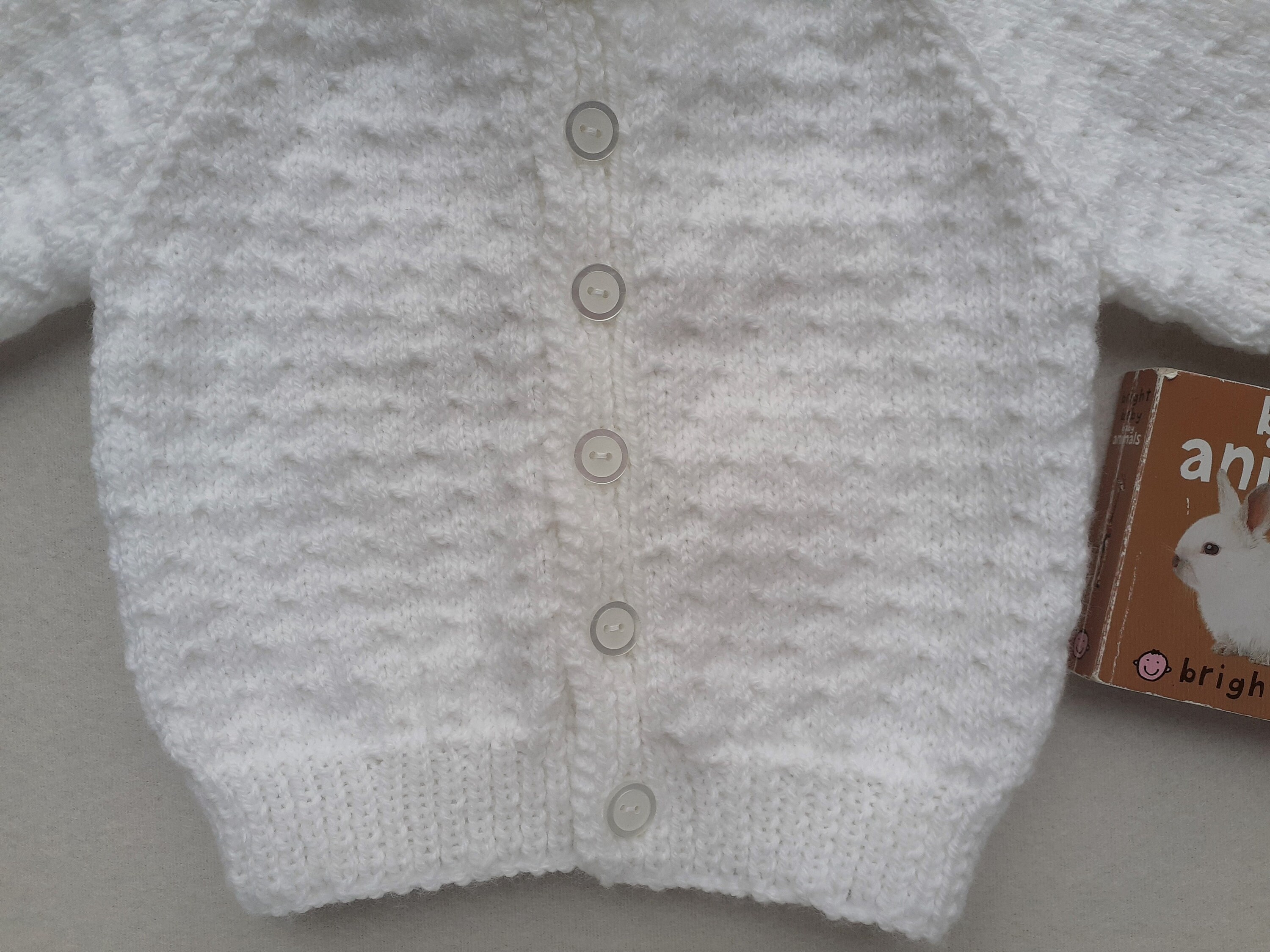 Boy's White Baptism Cardigan White Baby Cardigan 6 to 12 Etsy UK
