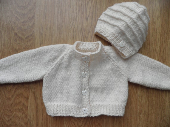 cream baby jumper