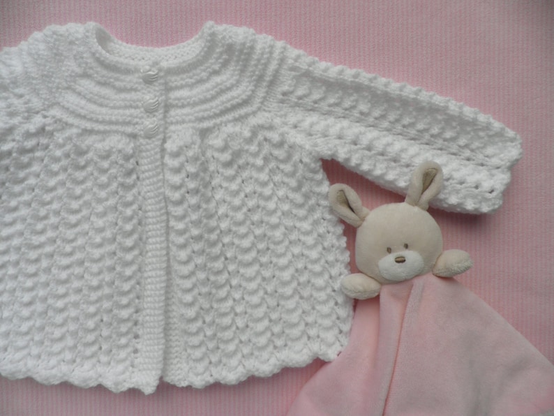 Baby Girl Christening Outfit White Girl's Sweater Baby Etsy