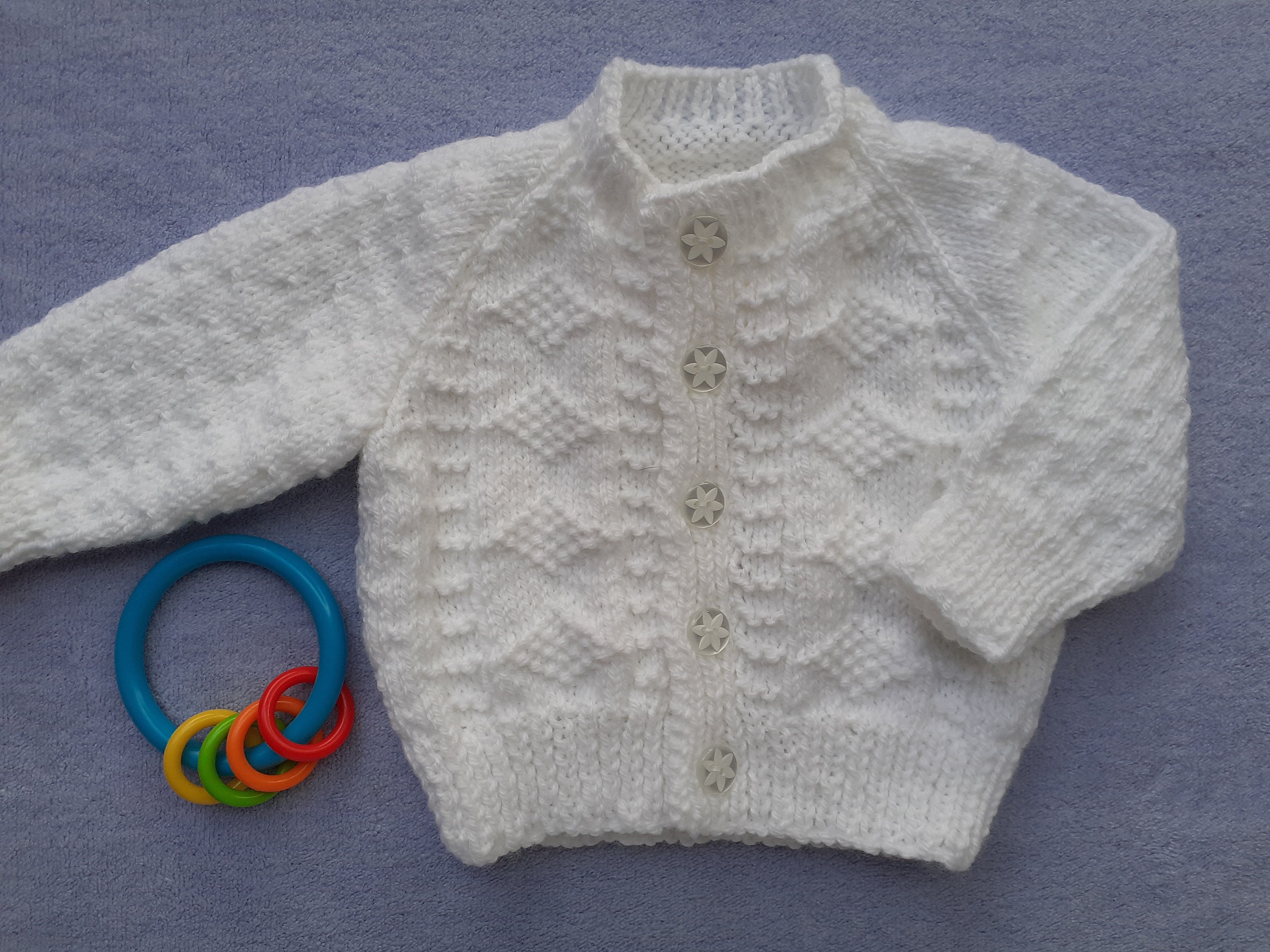 Boy's christening cardigan white baptism sweater naming Etsy