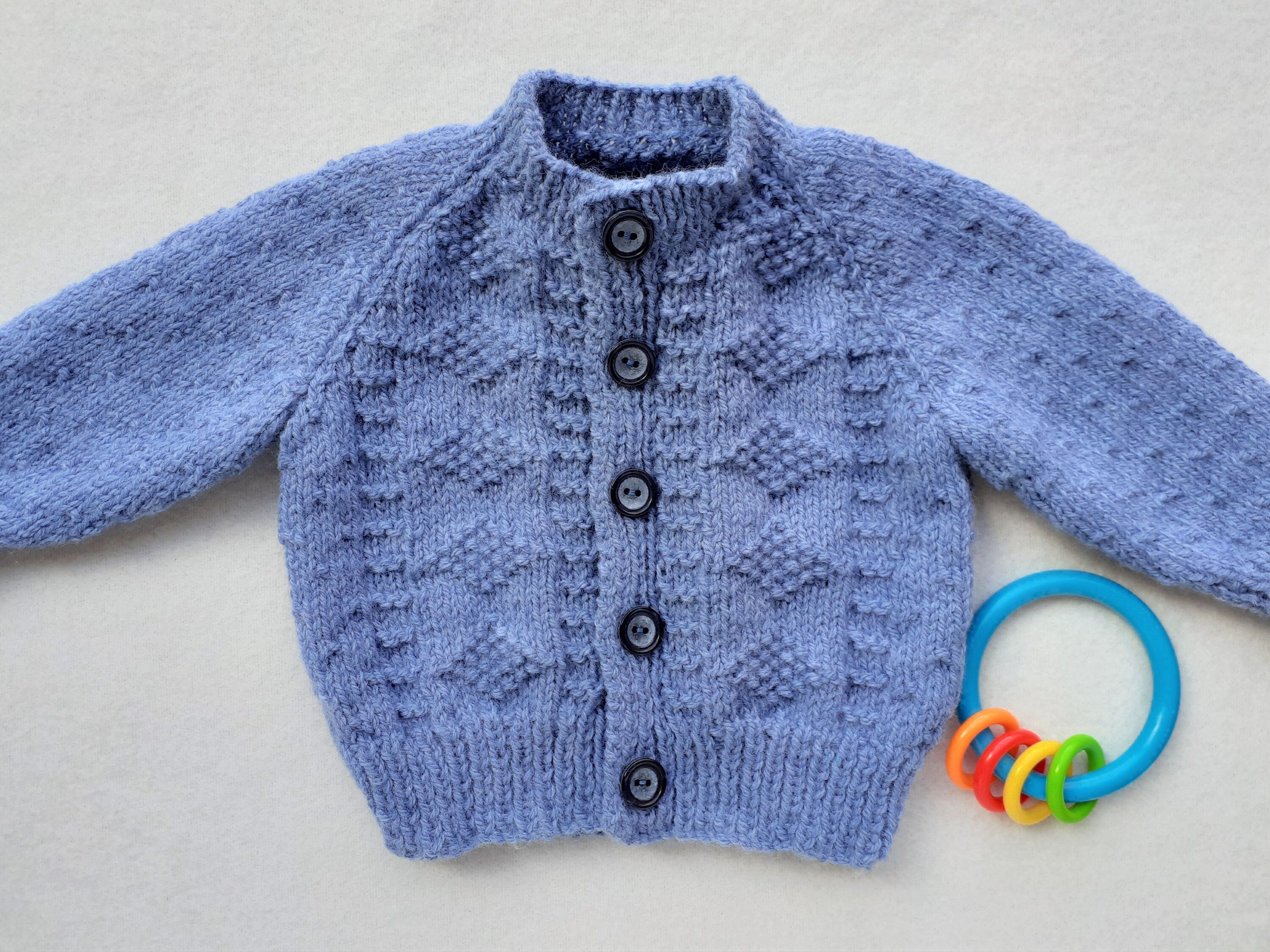 Blue baby cardigan denim blue cardigan denim boys sweater | Etsy