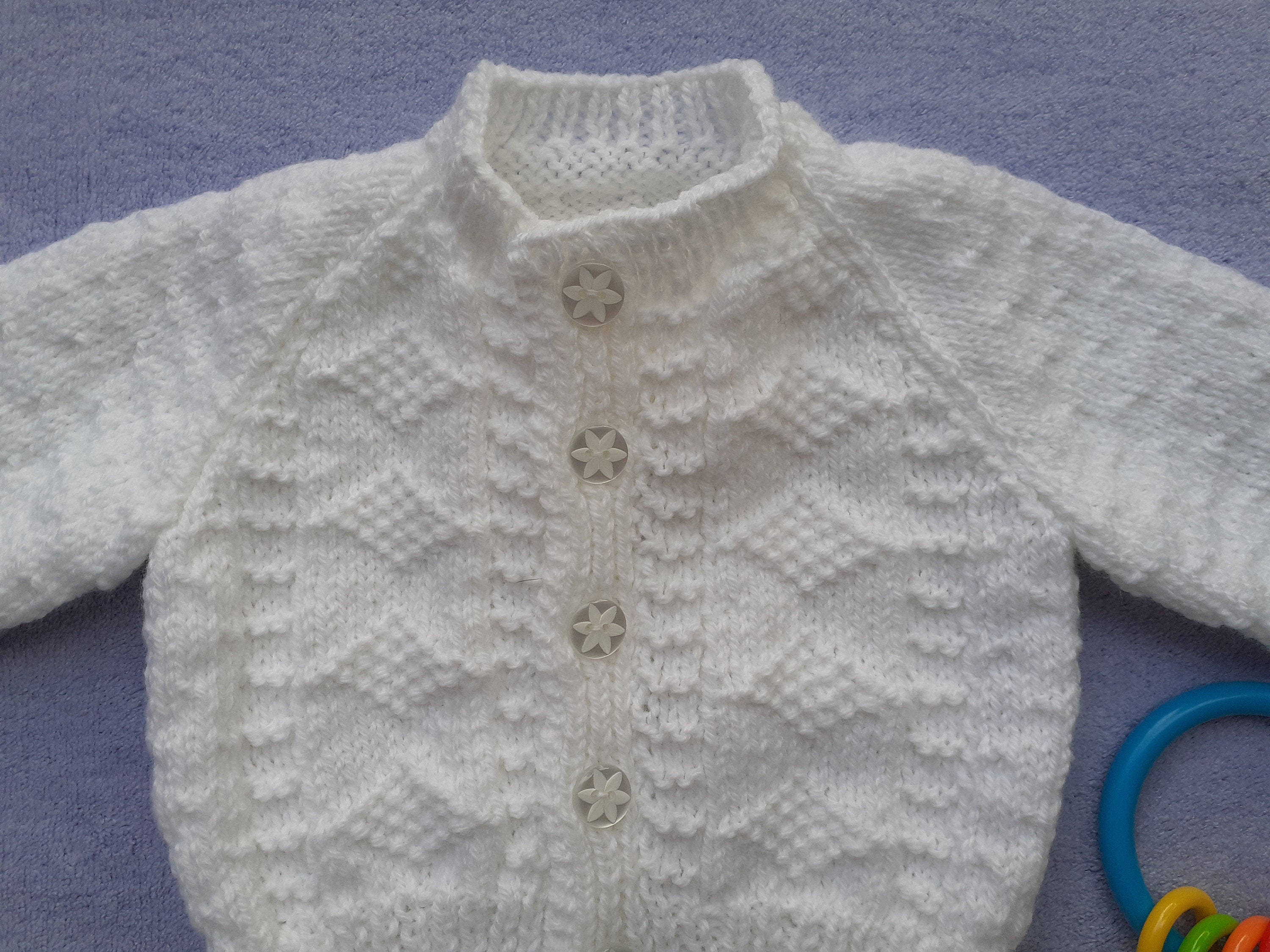 Boy's christening cardigan white baptism sweater naming Etsy