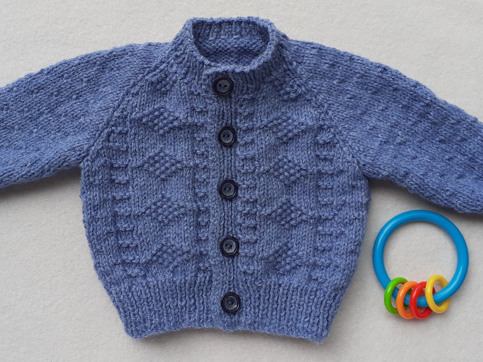 Blue Baby Cardigan Denim Blue Cardigan Denim Boys Sweater Etsy UK