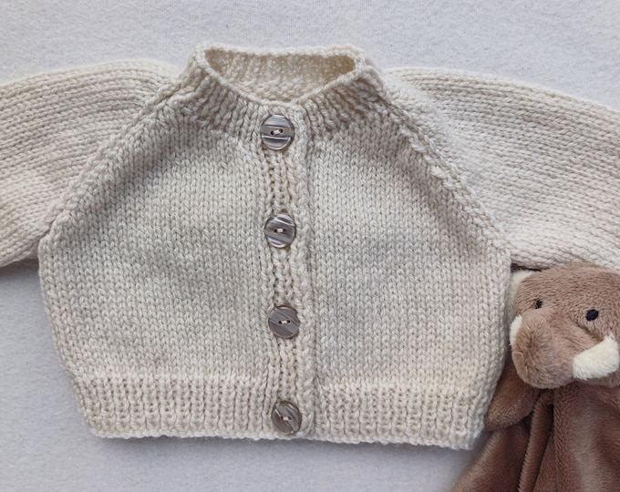 First Baby Boys Cardigan In Beige
