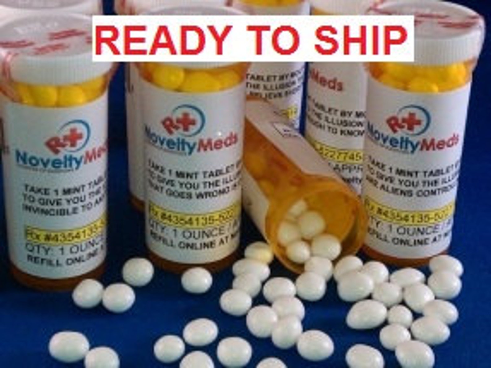 Novelty Meds MINTS gag Gift Fake Pills Rx Great Gift for Anyone and Any