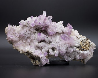 Amethyst-Vera Cruz Amethyst- Amethyst On Druzy Matrix - Small Points Amethyst from Mexico