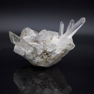 Chlorite Quartz Cluster- Raw Crystal Cluster- Green Quartz - Quartz- Natural Quartz- Brazil