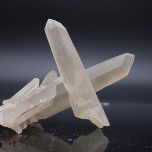 Lemurian Quartz Cluster- Raw Crystal Cluster- chlorite Quartz - Quartz- Natural Quartz- Madagascar