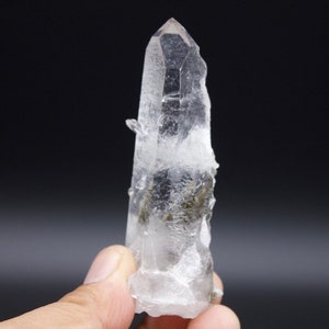 Shaman Quartz-Garden Quartz Crystal with Excellent Mineral Inclusions Lodolite, Chlorite, Iron oxide, Hematite- Brazil