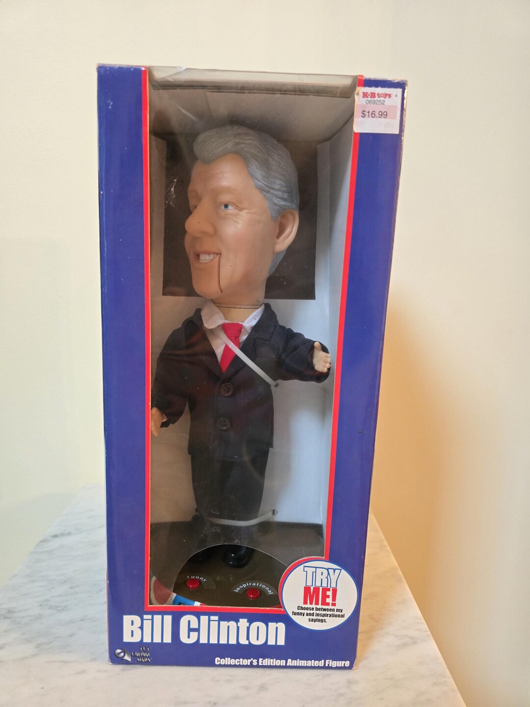 Bill Clinton Animated Talking Figure NIB - Etsy