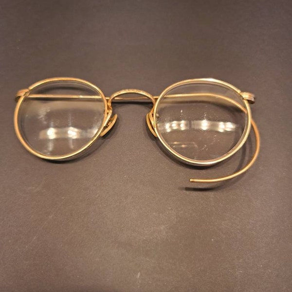 Artcraft - antique 12kgf reading glasses, spectacles