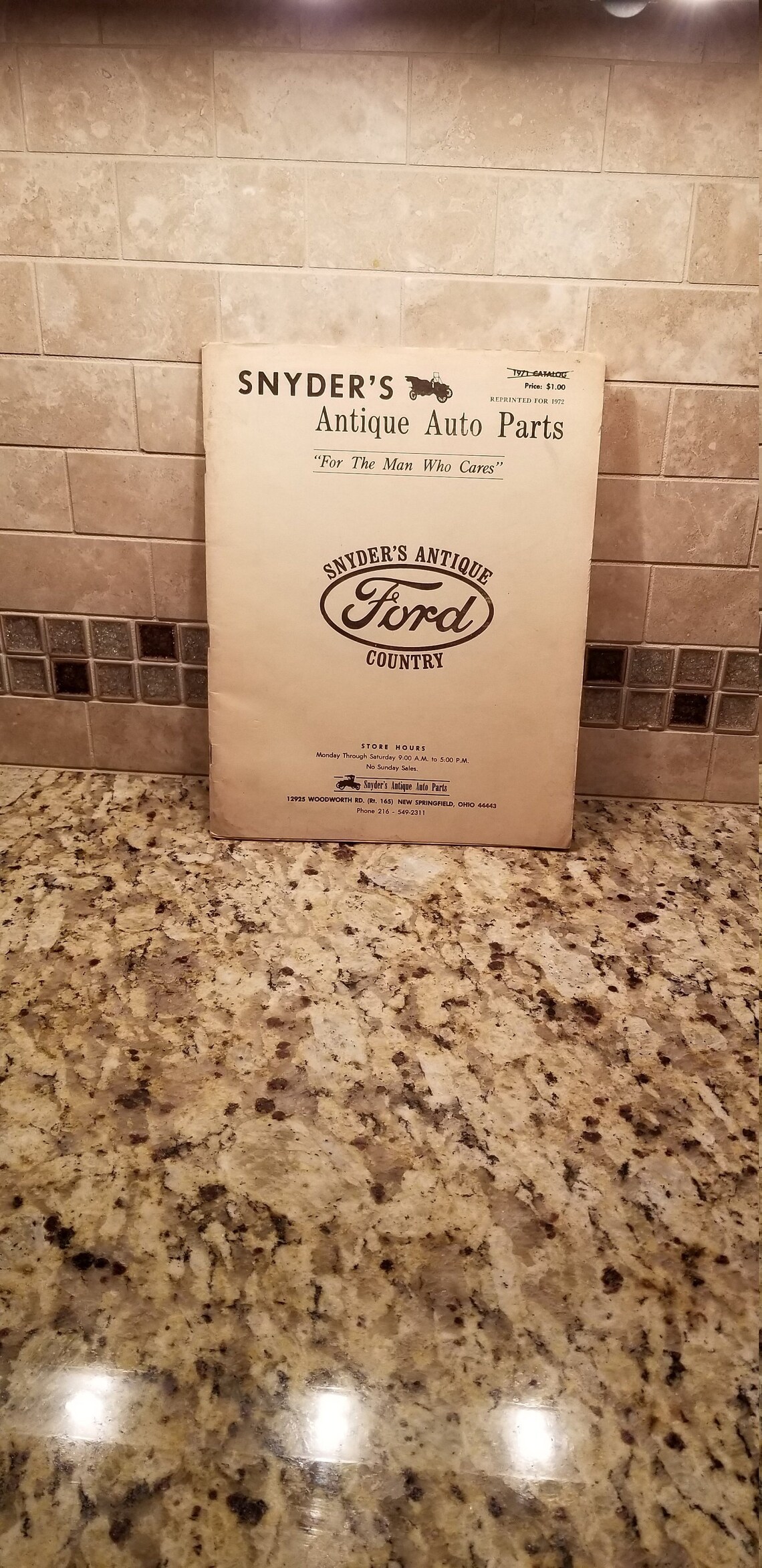 Snyder's Antique Ford Auto Parts Catalog | Etsy