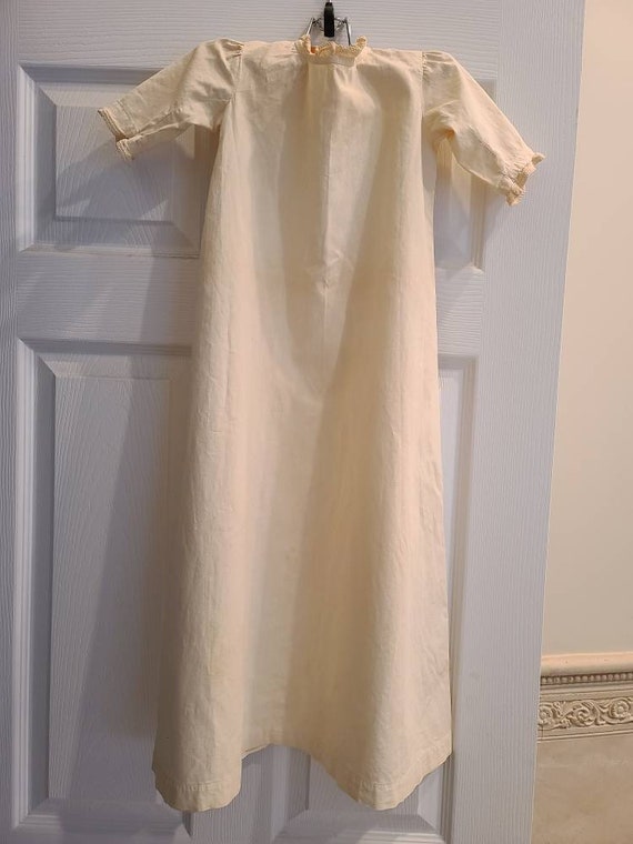 Antique Cotton Baby Gown - image 2