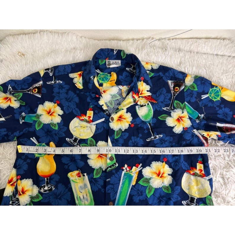 Button Down Cotton Dress Aloha Shirt main image 1