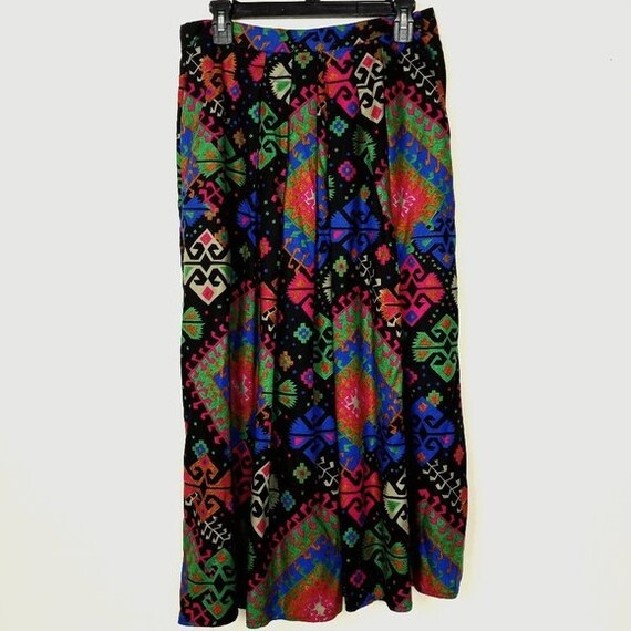 Rafaella Skirt Italian Tribal Bright color Pockets