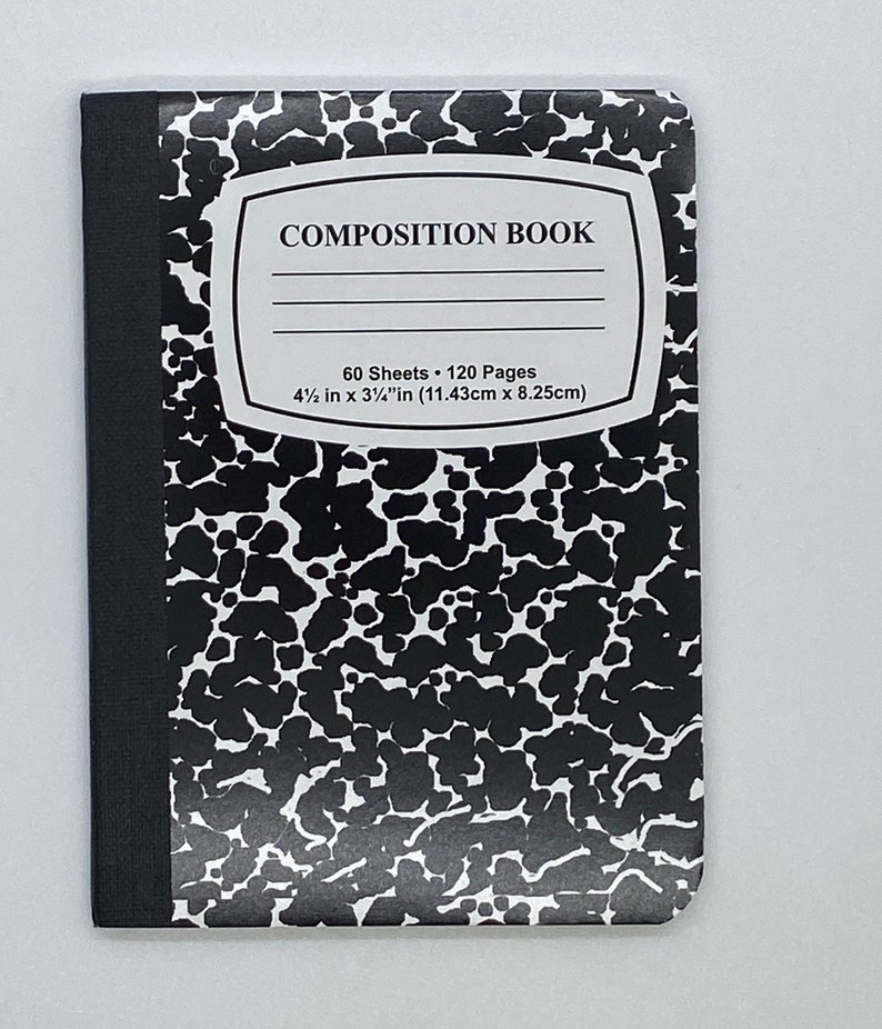 Mini Composition Notebook Cover Doodle Book Memo Pad Cover Etsy