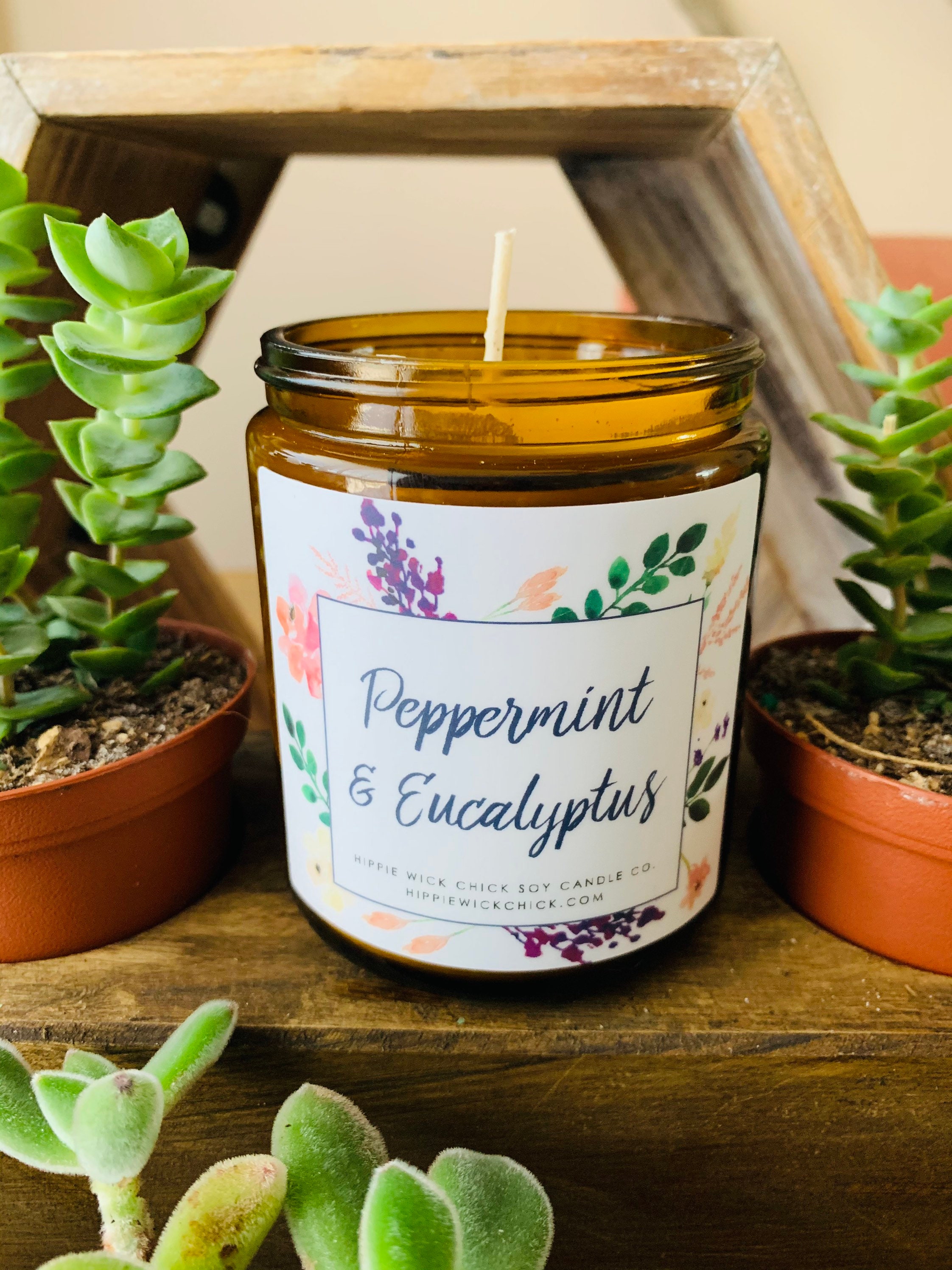 Peppermint Eucalyptus Soy Candle Etsy Singapore