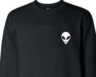 Alien Unisex Black Sweatshirt