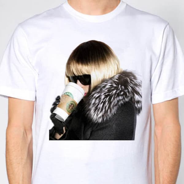 Queen Of Fashion Anna Wintour Unisex White T-shirt