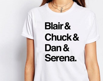 Blair and Chuck and Dan and Serena unisex T-shirt