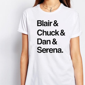Blair and Chuck and Dan and Serena unisex T-shirt image 1