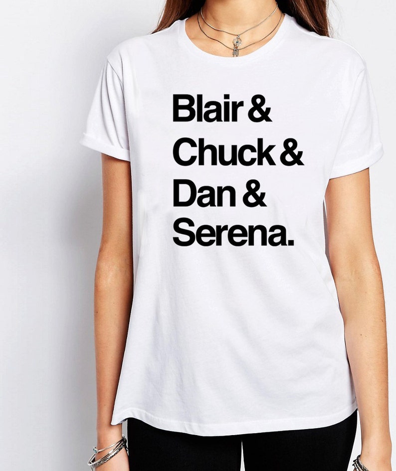 Blair and Chuck and Dan and Serena unisex T-shirt image 1