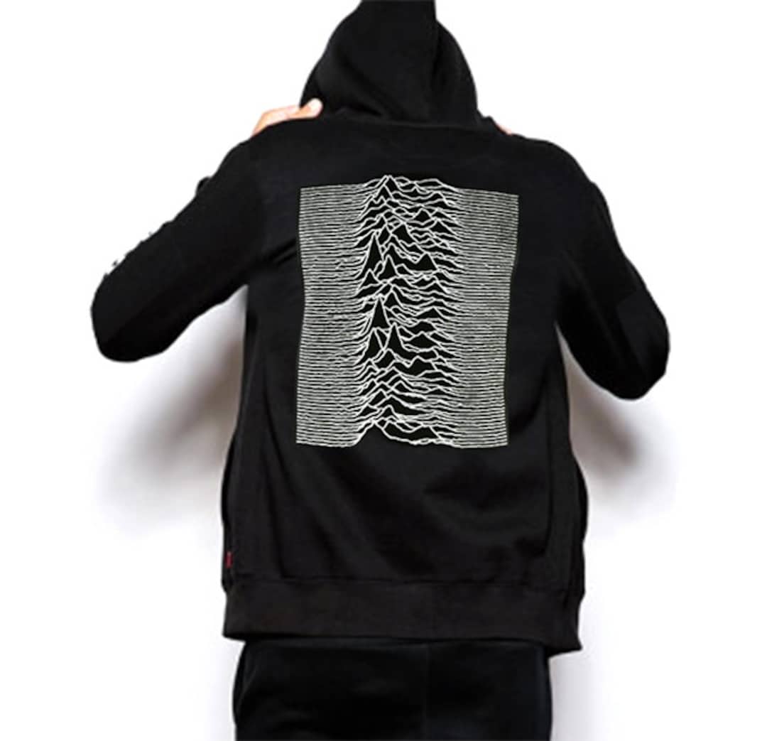 Radio Waves From Pulsar CP 1919 Used by Joy Division Unisex Zippered ...
