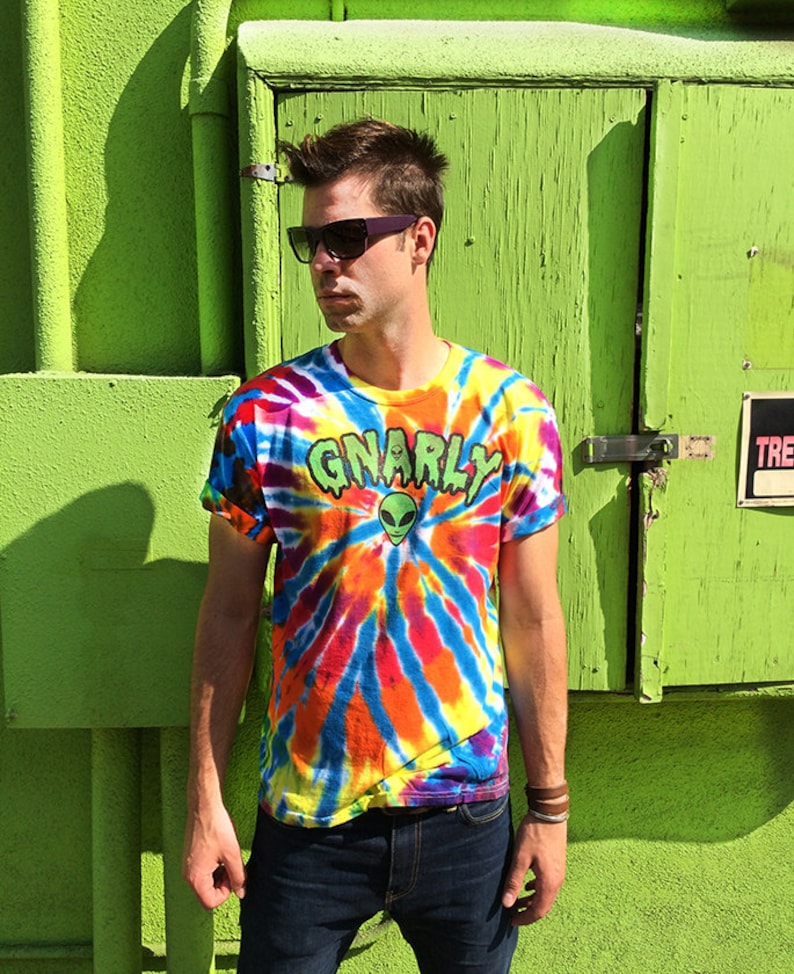 gnarly tie dye shirt price